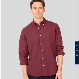 Charles Tyrwhitt Crimson Oxford